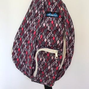 Kavu Rope Sling Bag - Diamond pattern